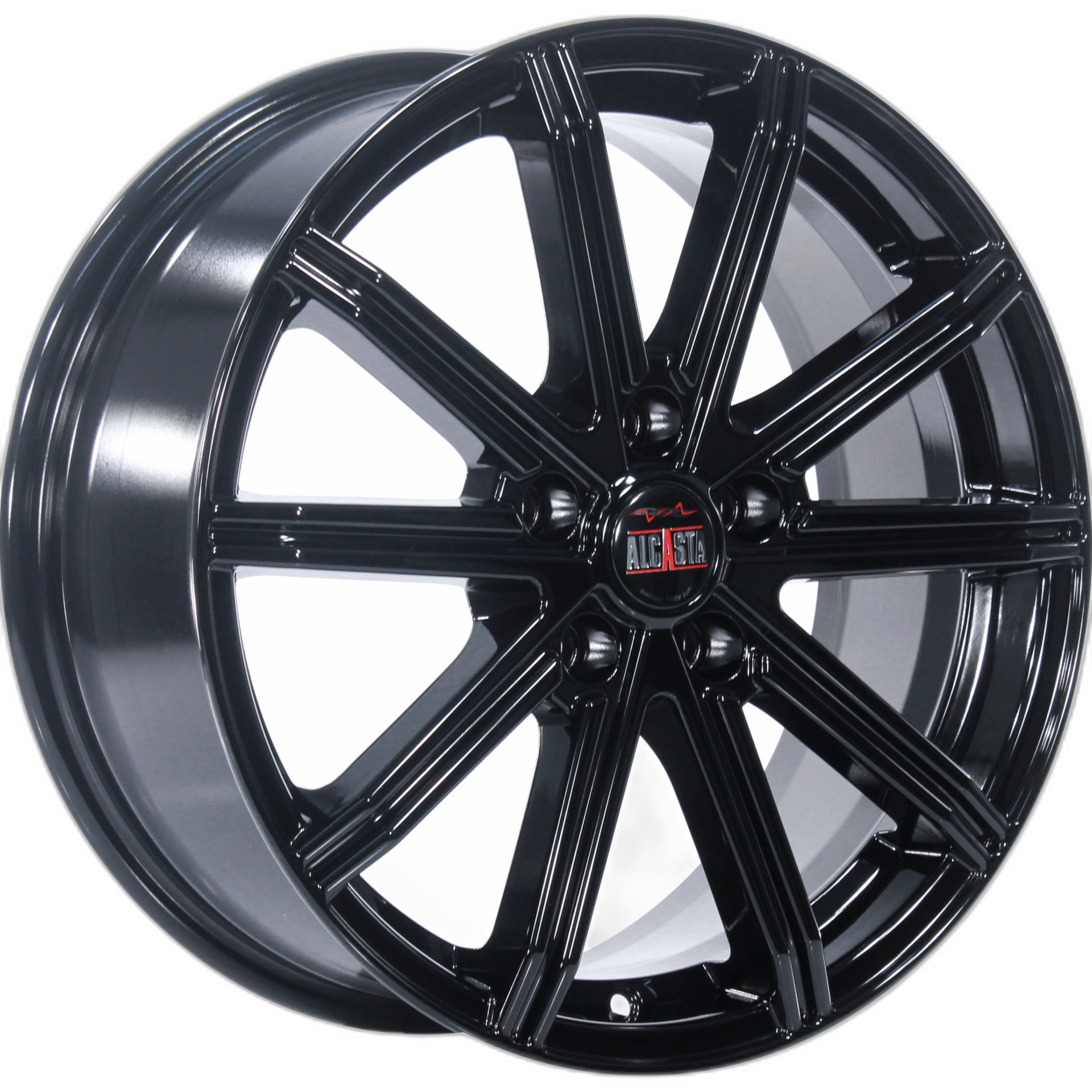 Легковой диск Alcasta Диск ЛС 17x7 5x114,3 M64 Black (Alcasta) 45 /64,1/ в Челябинске