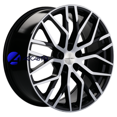 Легковой диск Khomen Wheels 8,5x20/5x114,3 ET35 D67,1 KHW2005 (СX-7/SantaFe) Black-FP в Челябинске
