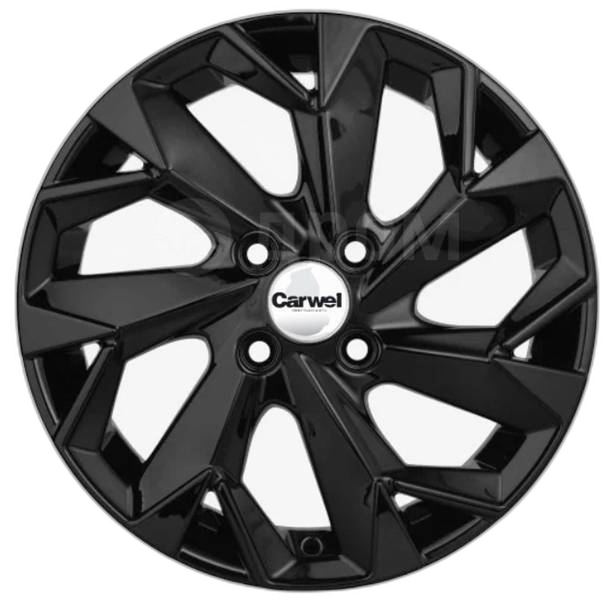 Легковой диск Carwel Диск ЛС 14x5,5 4x100 Вага 1402 (Getz) BL (Carwel) 46 /54,1/ в Челябинске
