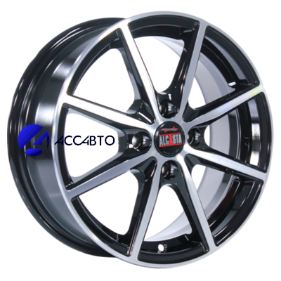 Легковой диск Alcasta 6x15/4x100 ET37 D60,1 M63 BKF в Челябинске
