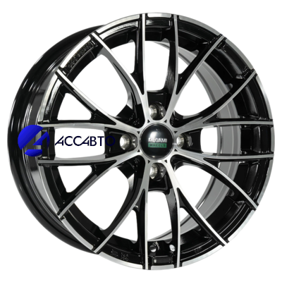 Легковой диск Megami 5,5x14/4x100 ET35 D67,1 MGM-28 BKF в Челябинске