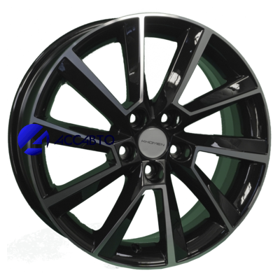 Легковой диск Khomen Wheels 6x16/5x100 ET38 D57,1 KHW1604 (Kamiq/Rapid/Scala) Black-FP в Челябинске