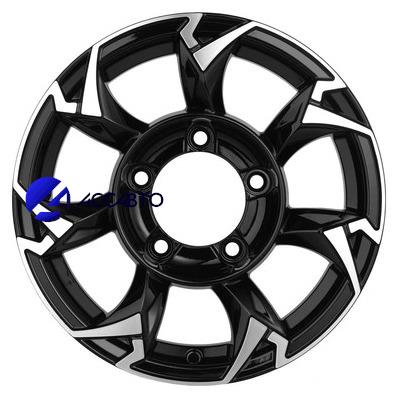Легковой диск Khomen Wheels 5,5x15/5x139,7 ET5 D108,1 KHW1505 (Jimny) Black-FP в Челябинске
