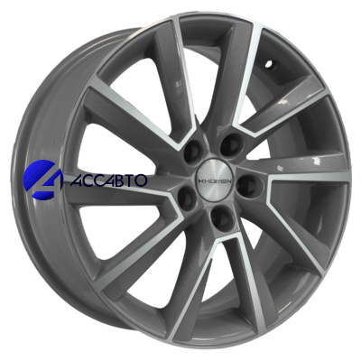 Легковой диск Khomen Wheels 6x16/5x100 ET45 D54,1 KHW1604 (Yaris) F-Silver-FP в Челябинске